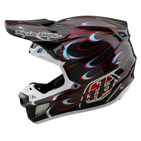 CASCO SE5 CARBON TORCHED BLACK RED
