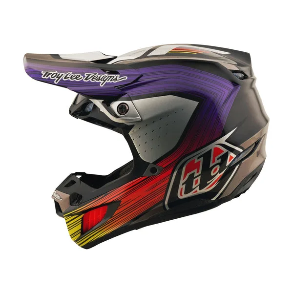 CASCO SE5 ECE CARBON STRIPES BLACK PURPLE