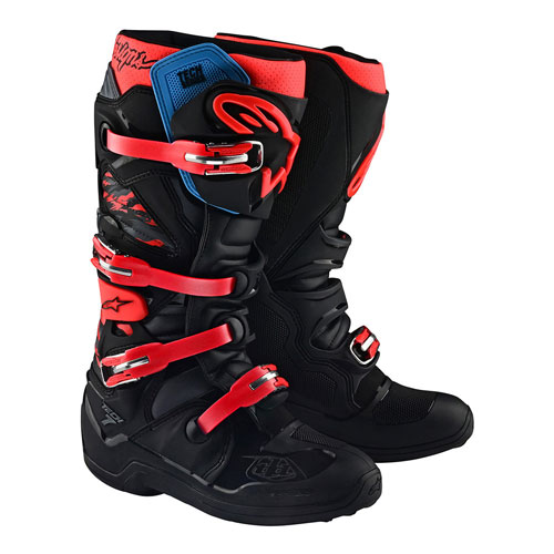 BOTAS ALPINESTARS TLD TECH 7 MX BLACK/RKT RED