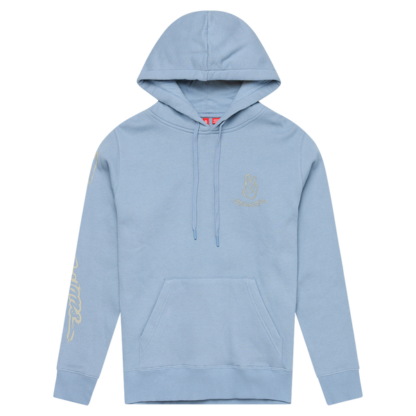 BUSO MUJER PULLOVER PEACE OUT SMOKE BLUE