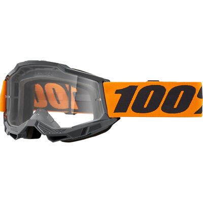 [50018-00009] GOGGLE 100% ACCURI 2 OTG NARANJA LENTE CLEAR