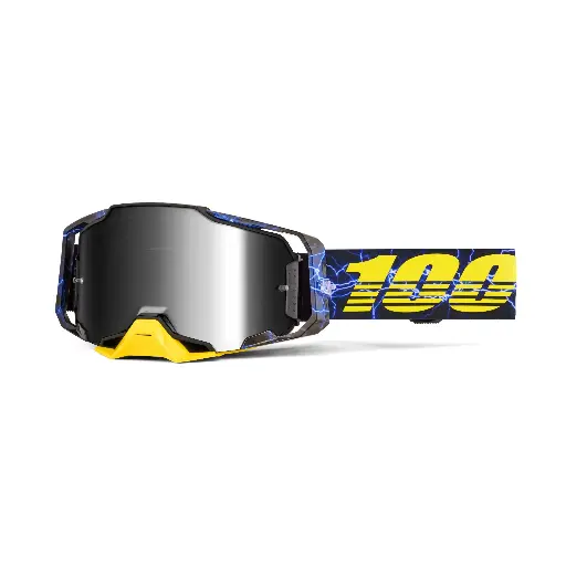 [50005-00046] GOGGLE 100% ARMEGA FURY LENTE SILVER ESPEJO