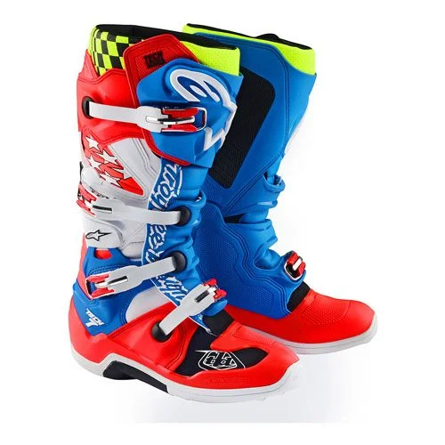 [982906016] BOTAS ALPINESTARS TLD TECH 7 MX RKT RED/WHT/BLU