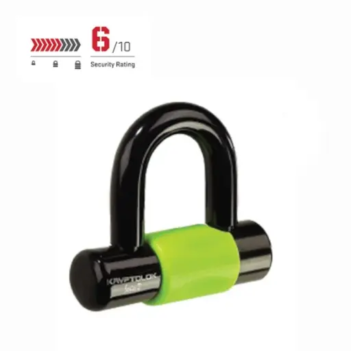 [PK720018999454] CANDADO DISCO KRYPTOLOK BLK & HI VERDE FLUO