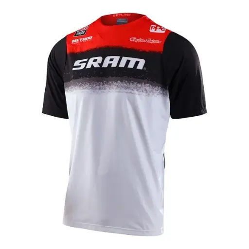 [319546002] JERSEY SKYLINE SS SRAM ROOST WHITE