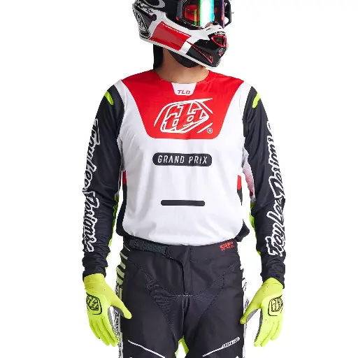 [377027033] JERSEY GP PRO BLENDS WHITE GLO RED