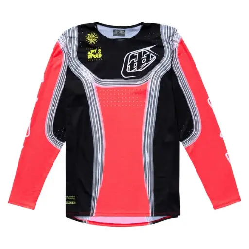 JERSEY NIÑOS SE PRO STRIPES INFRA RED BLACK