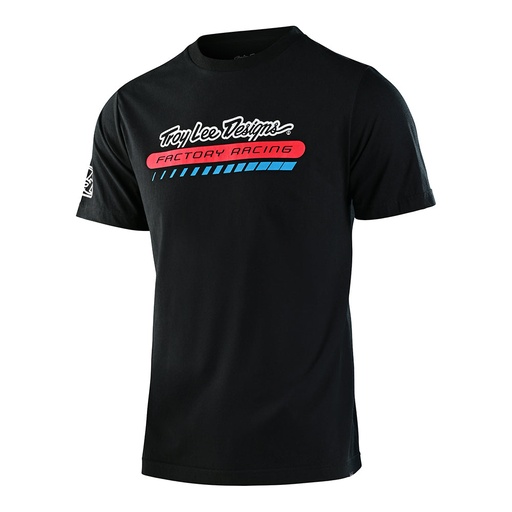 [701343004] CAMISETA TLD FACTORY RACING BLACK