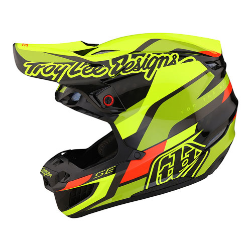 [171941003] CASCO SE5 CARBON OMEGA BLACK/FLO YELLOW